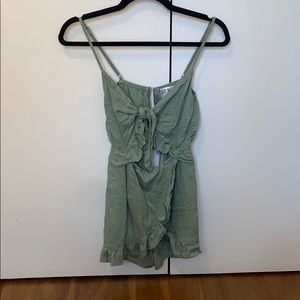 Green LF romper